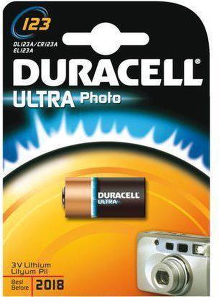 123 Photo Duracell Ultra Lithium K123LA