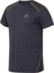 Hannah Sportshirt Pello Heren Polyester/elastaan Grijs Maat L