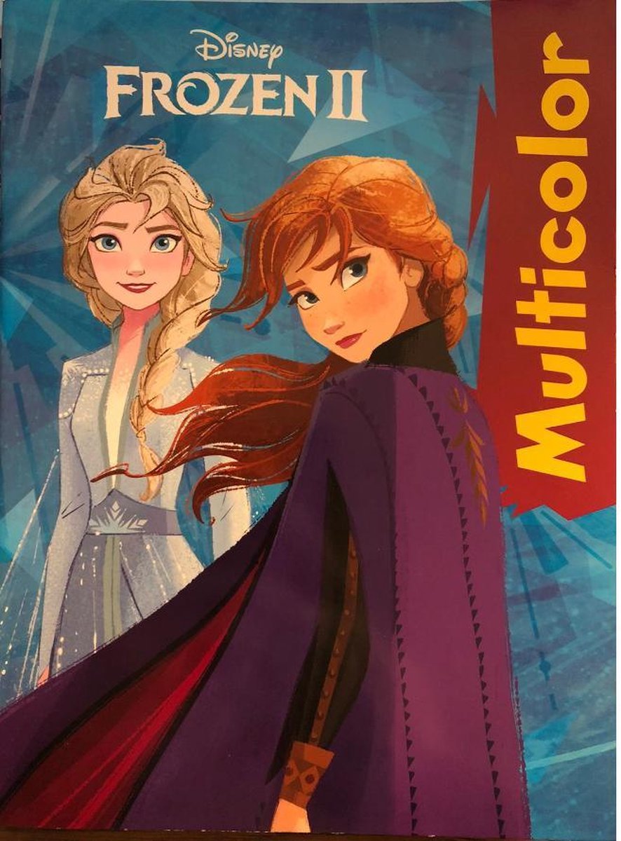 kleurboek disney frozen 2 met voorbeeld in kleur