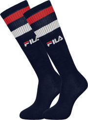 Fila - 4-pack Hoge Sokken - Navy - Maat 39-42
