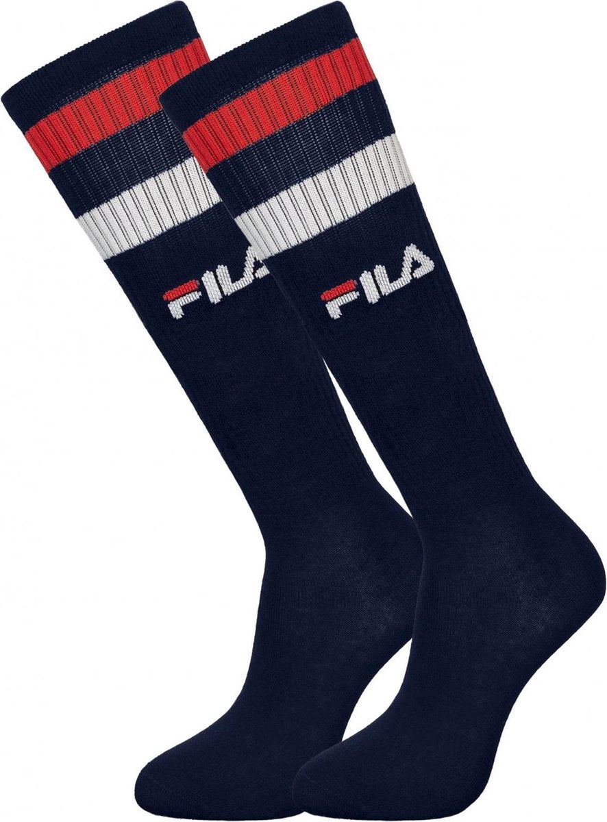 Fila - 4-pack Hoge Sokken - Navy - Maat 39-42