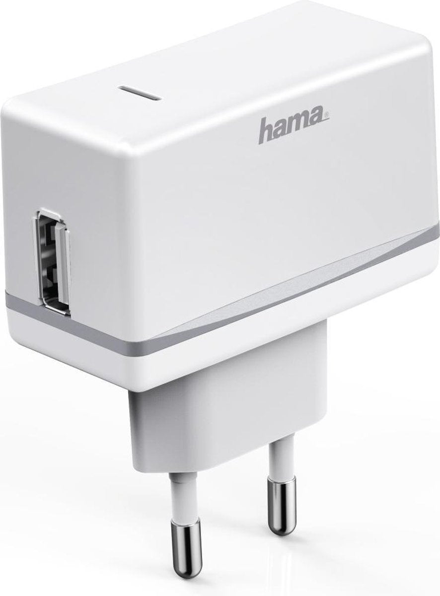 Hama 00173652 oplader voor mobiele apparatuur Binnen Wit