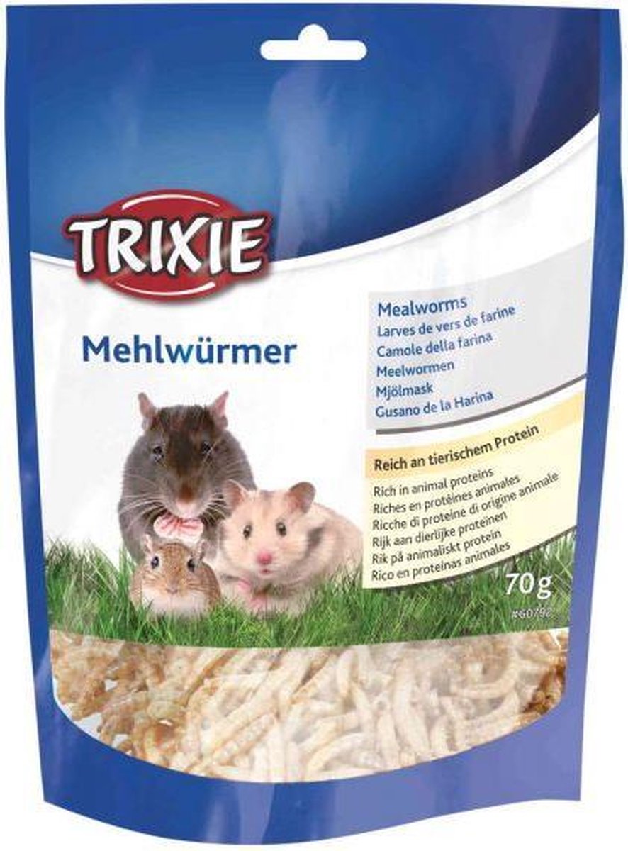 70 gr Trixie meelwormen gedroogd
