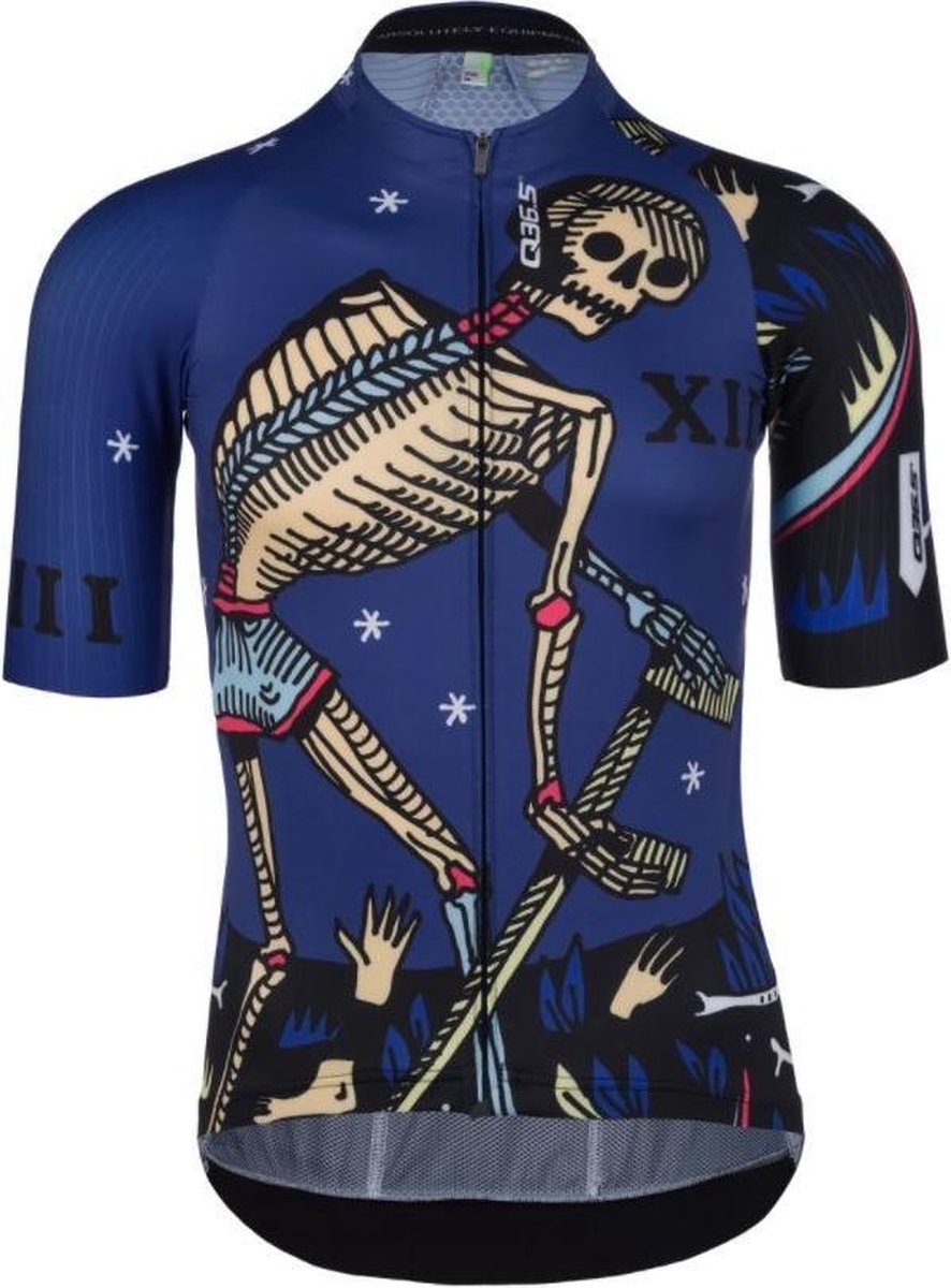 Q36.5 Fietsshirt Korte Mouwen R2 Tarocco - Donkerblauw - XXXL