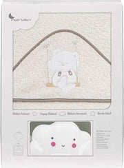 Interbaby Badcape En Nachtlamp 100 Cm Katoen Beige 2-delig