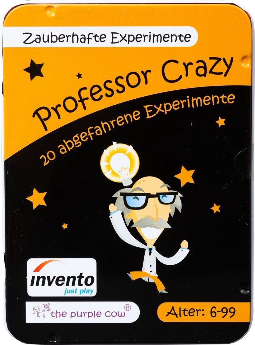 Invento Professor Crazy Magische Experimenten Junior 20 Kaarten