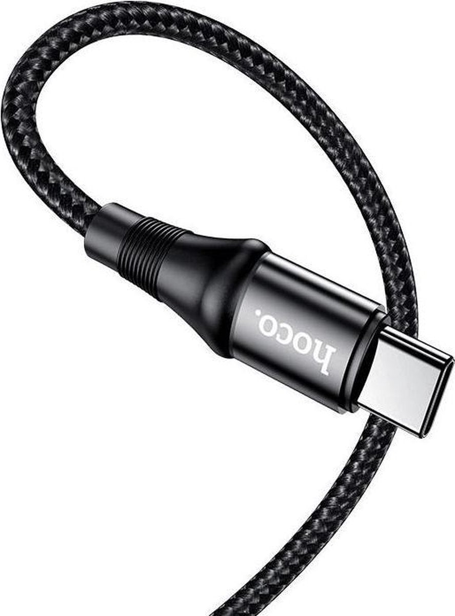 Hoco X50 USB-C naar USB-C Kabel 100W 2 Meter Zwart
