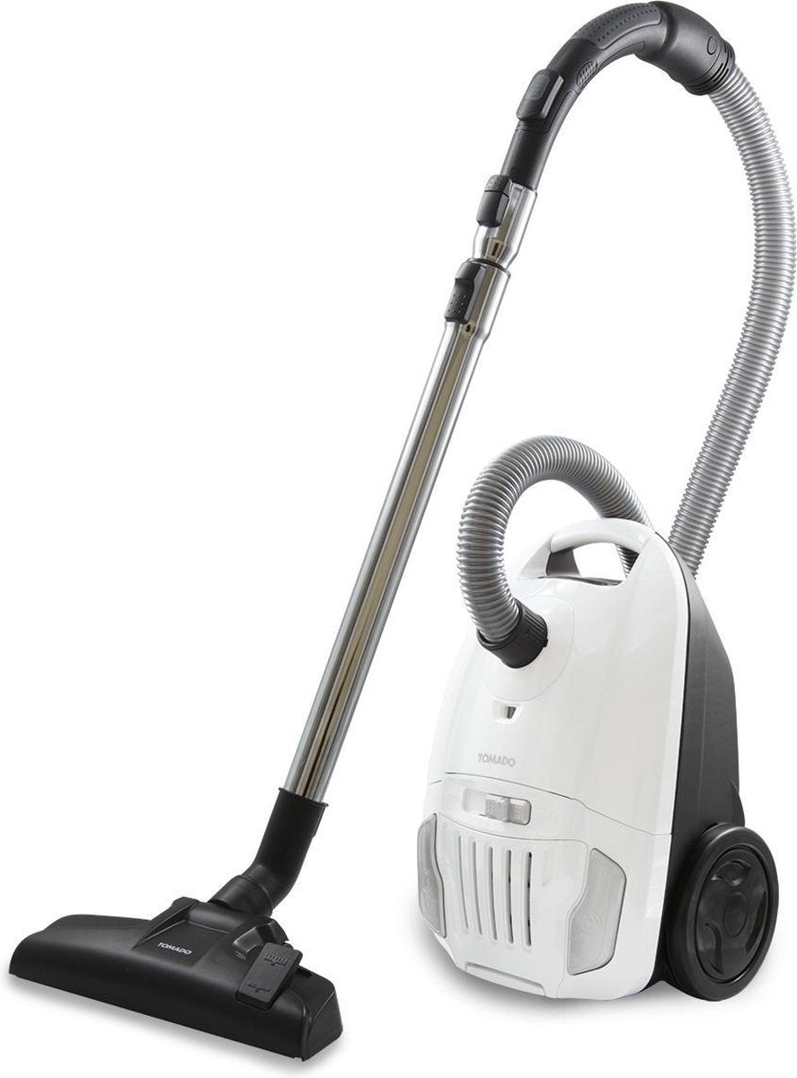 Tomado TVC3003W - Krachtige stofzuiger met zak -  HEPA 13 filer- Snoerlengte 9 meter - Wit
