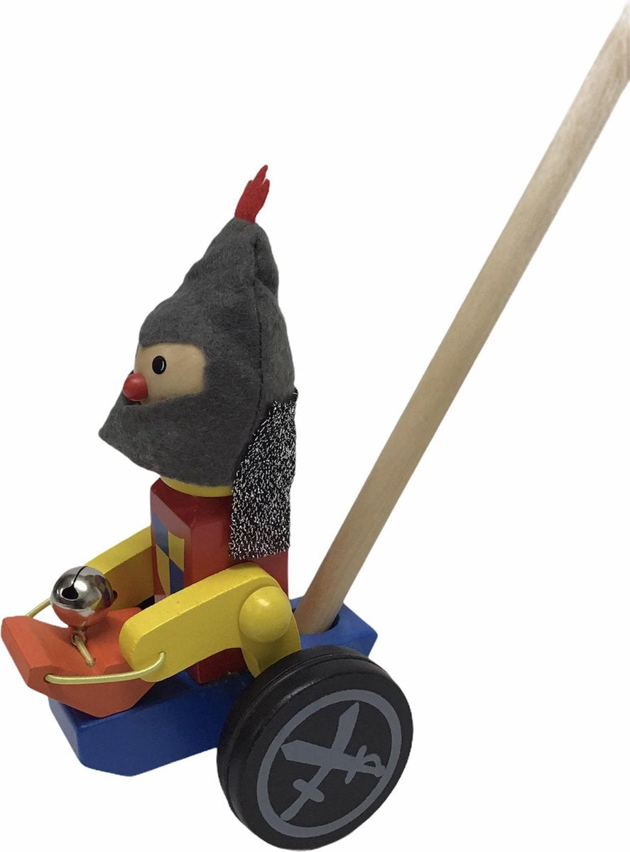 Duwstok - Ridder- duwfiguur loopstok