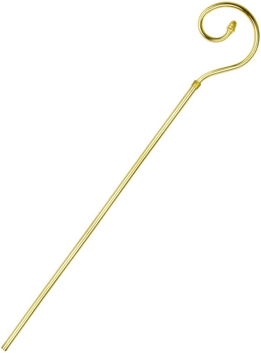 Sinterklaas staf | Sint staf 190cm 2 delig | Luxe staf van Sinterklaas voor het sinterklaasfeest