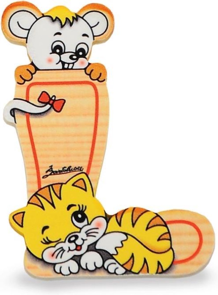 Alfabet letter hout groot L | Bartolucci