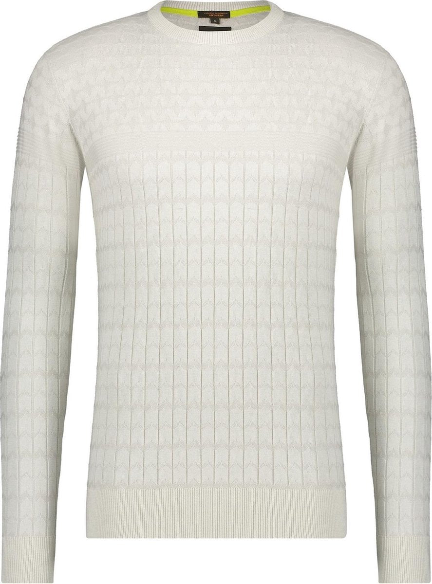 Haze&Finn Pullover Structuur Wit (MU15-0204 - White)