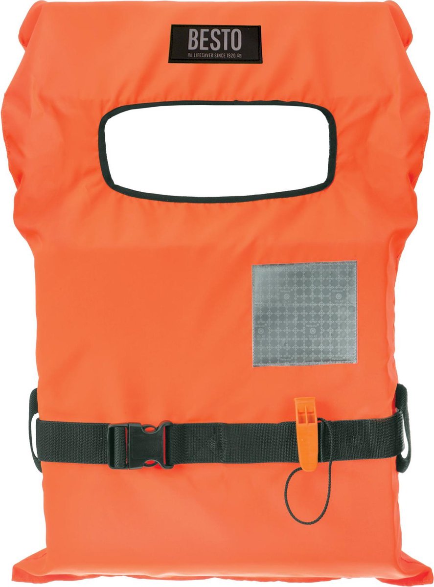 Besto Reddingsvest - Maat 30  - oranje/zwart Maat 30: gewicht 30-50kg / Drijfvermogen: 60N
