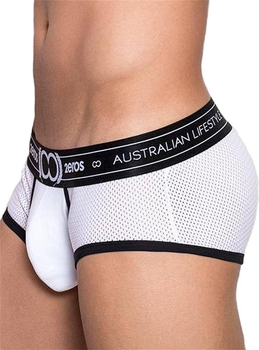 2EROS Apollo Trunk Eclipse Wit - MAAT XL - Boxershort Heren - Boxershorts voor Mannen - Mannen Cadeautjes