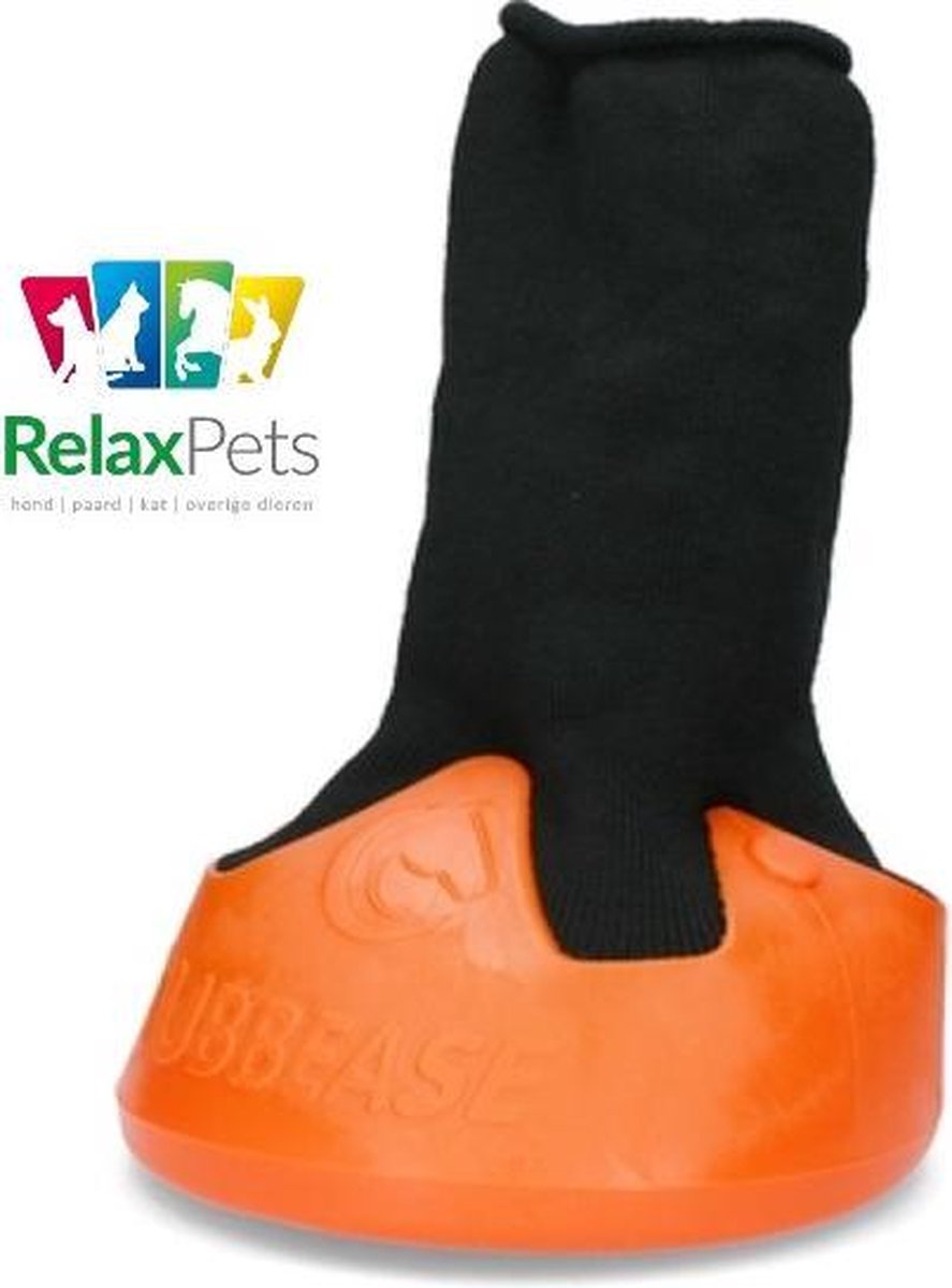 RelaxPets - Hoefschoen - Hoefzak - Hoefschoen Tubbease - Oranje - 165mm