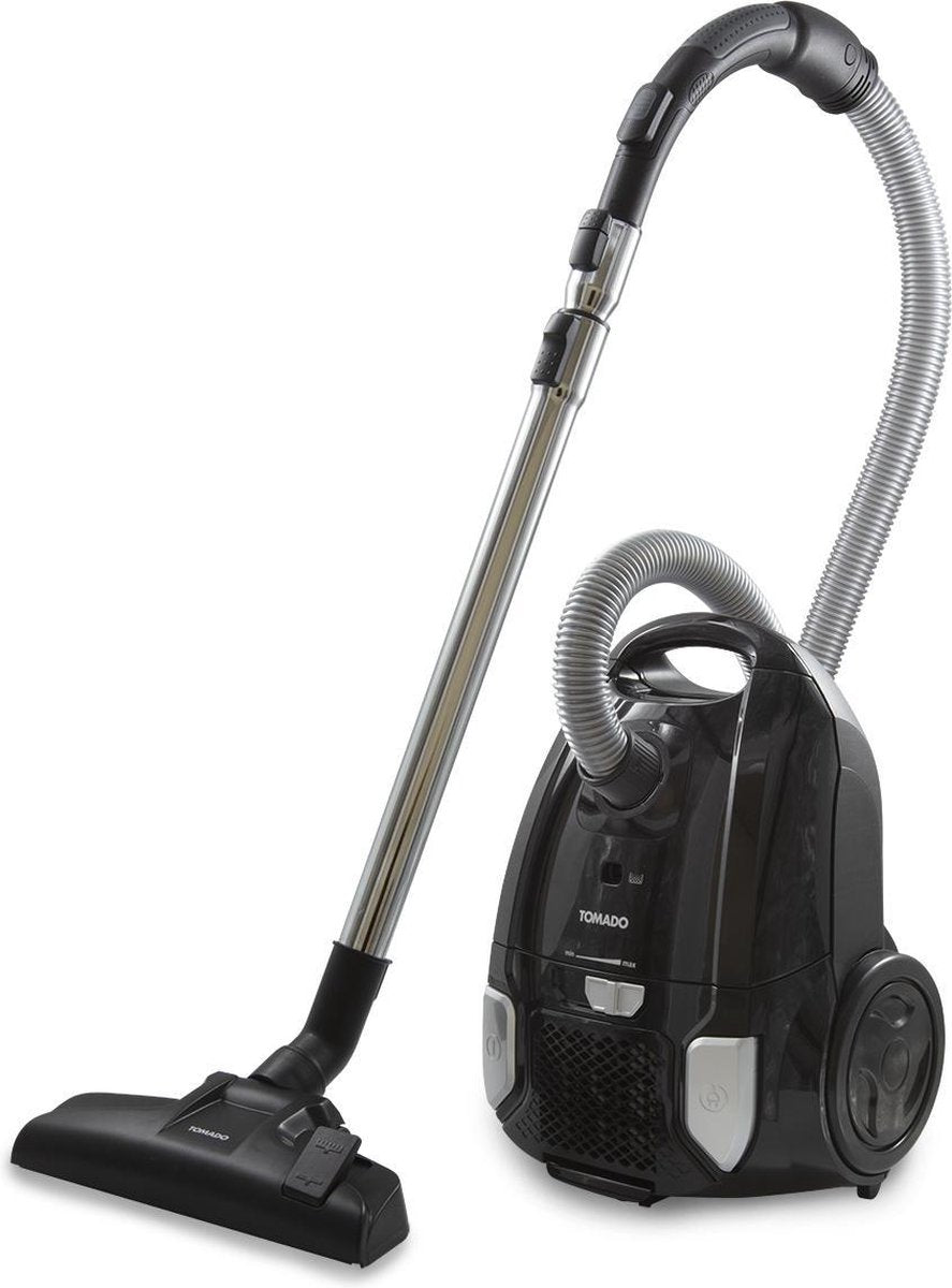 Tomado TVC3001B - Krachtige stofzuiger met zak - HEPA 13 filter - Snoerlengte 7 meter - Zwart