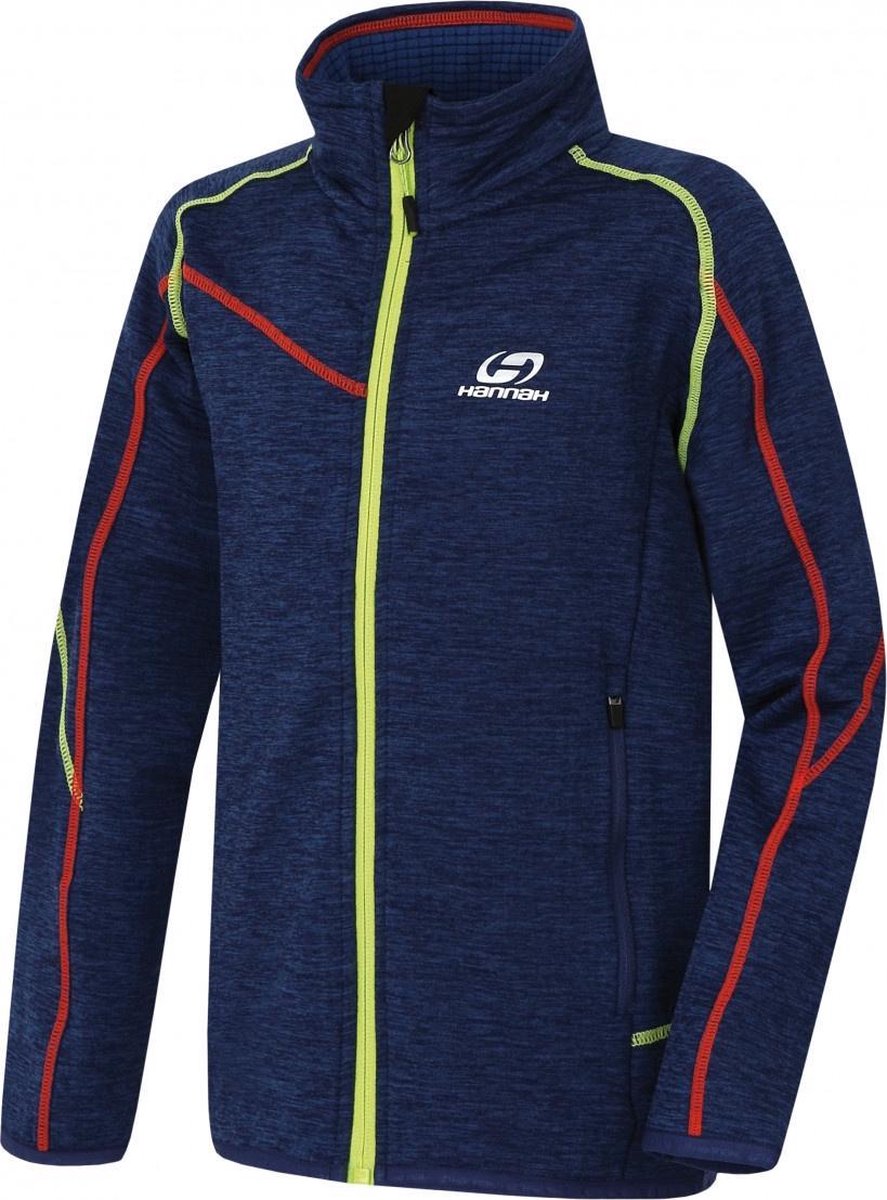 Hannah Outdoorjas Gery Junior Polyester/elastaan Blauw Mt 140