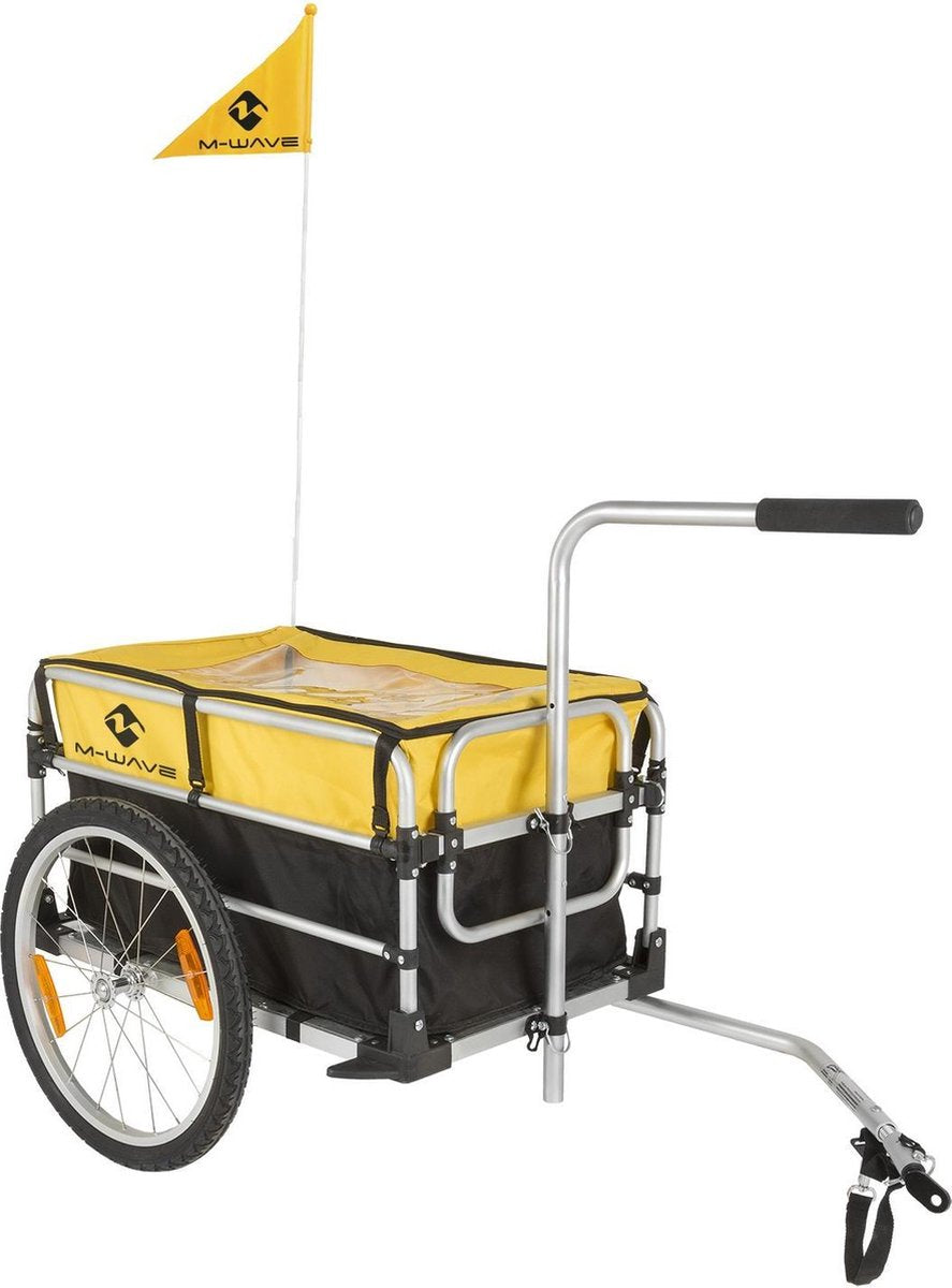 M-wave Fietskar - Fietskar - Unisex - Zilver;Geel - 20