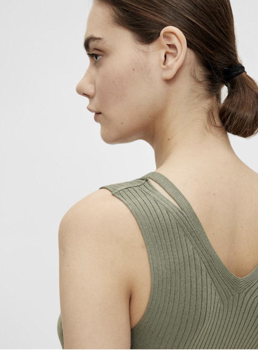 OBJECT - objrosalia knit tank - groen