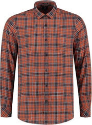 Dstrezzed Overhemd Herringbone Check Oranje (303248 - 439)