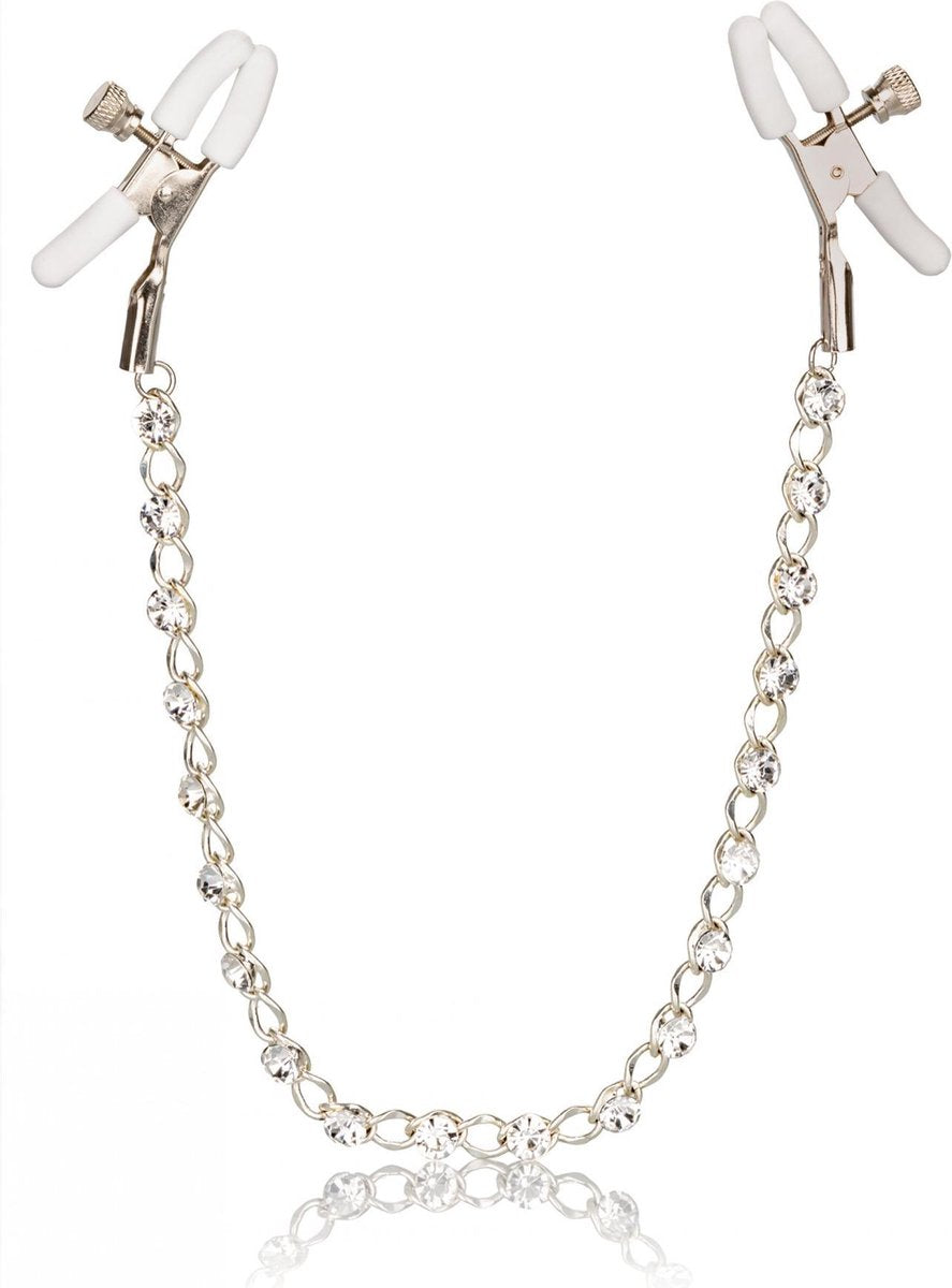 Crystal Chain Nipple Clamps