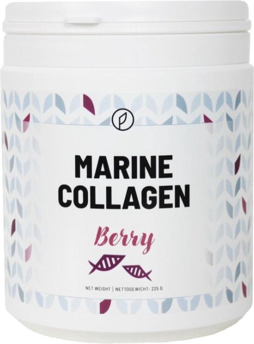 Plent - Gehydrolyseerde Vis Collageen Peptiden 225 gram - Berry