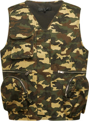 Mennace bodywarmer woodland Donkergrijs-M