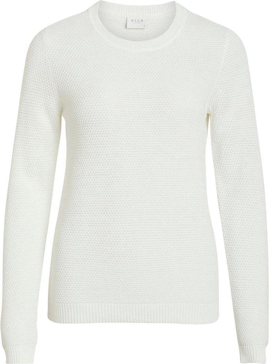 Vichassa L/s Knit Top-noos 14041979 Pristine