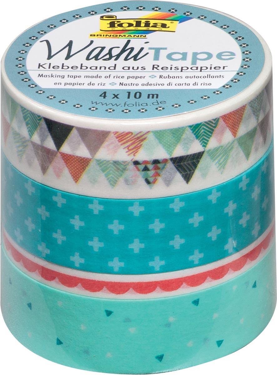 7x Folia washi tape pastel
