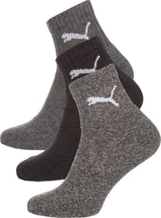 Puma - 3-pack Korte Sport Sokken Grijs - Unisex - 47-49