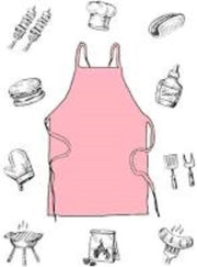 Wegwerp Schort 3 stuks Roze - feestjes - Babyshower
