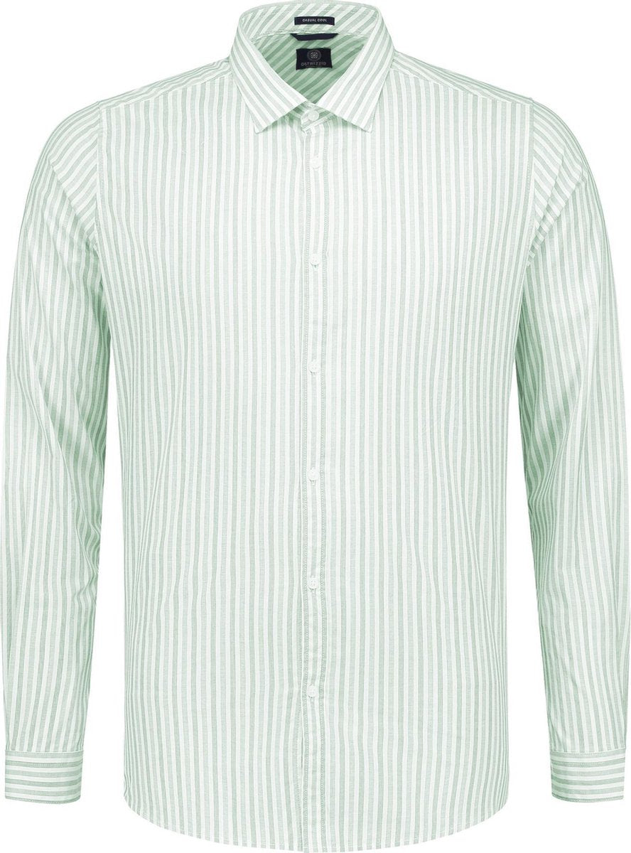 Dstrezzed Overhemd Fineline Stripe Lagoon Groen (303212 - 521)