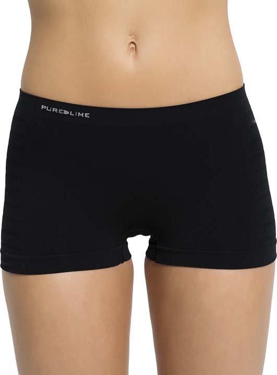 Pure Lime sportonderbroek - dames  Hipster zwart - maat L/XL