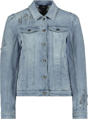 Monari tussenjas Blauw Denim-36 (S)