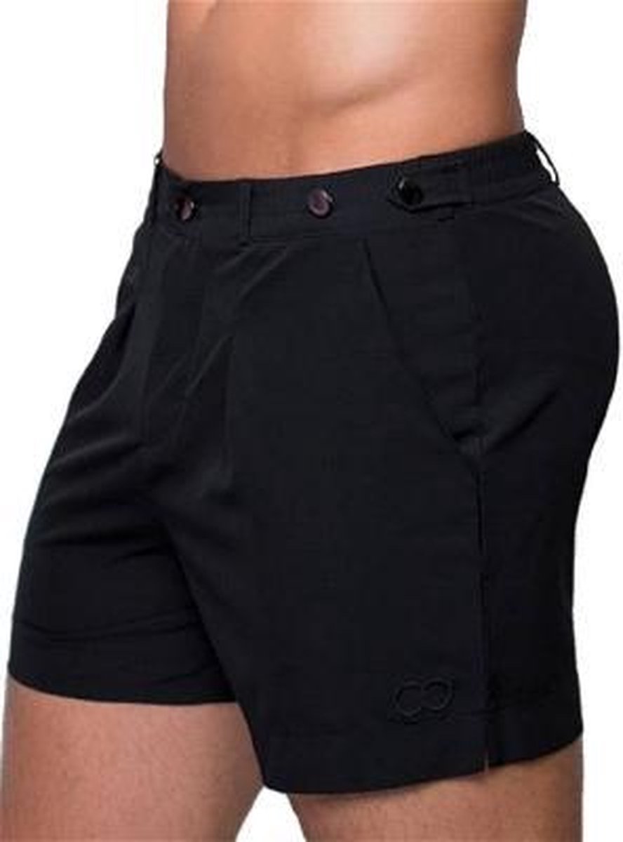 2Eros Avalon Shorts Charcoal | Maat M - zwembroek mannen - sneldrogende zwembroek - multifunctionele korte broek - hoge kwaliteit zwembroek - zwemshort heren