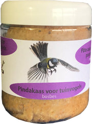 Pindakaas voor vogels met bosbessen