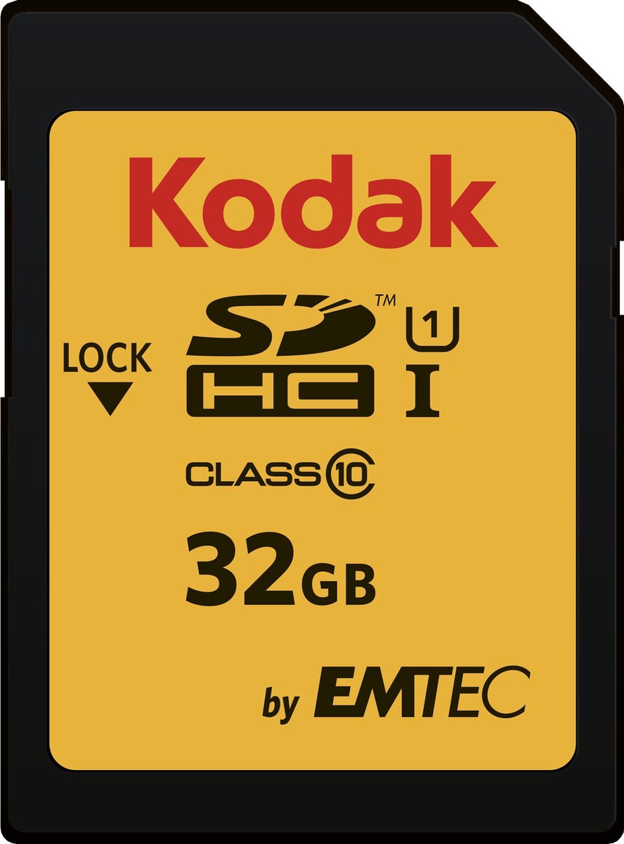 Emtec flashgeheugens SDHC 32GB Class10 U1