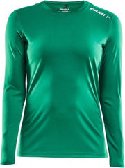 Craft Rush Long Sleeve Tee Dames - groen - maat M