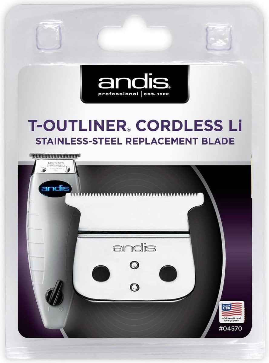 Andis T-Outliner Cordless Stainless Steel Blade