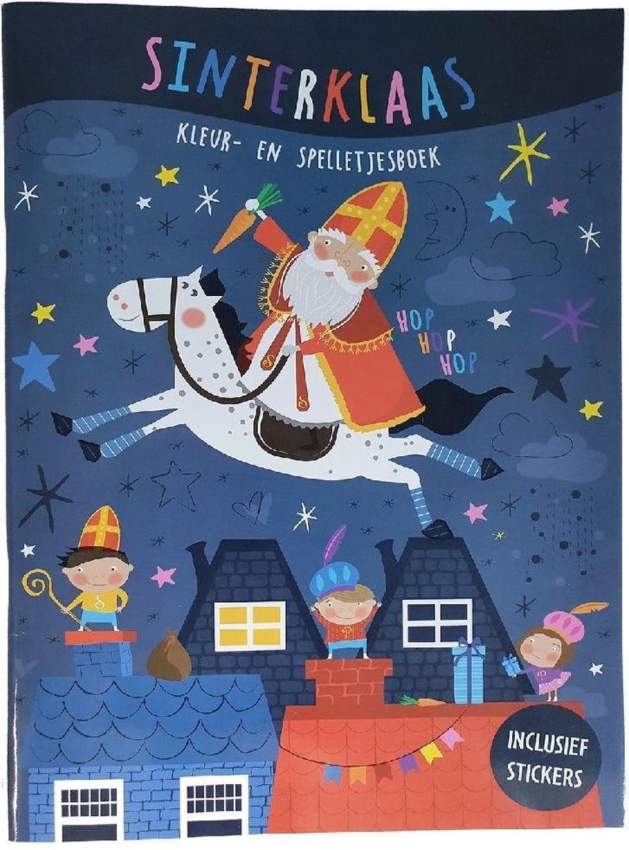 Sinterklaas Kleur- En Spelletjesboek 44blz