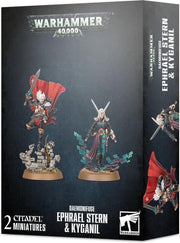 Warhammer 40.000 Adepta Sororitas Daemonifuge Ephrael Stern and Kyganil