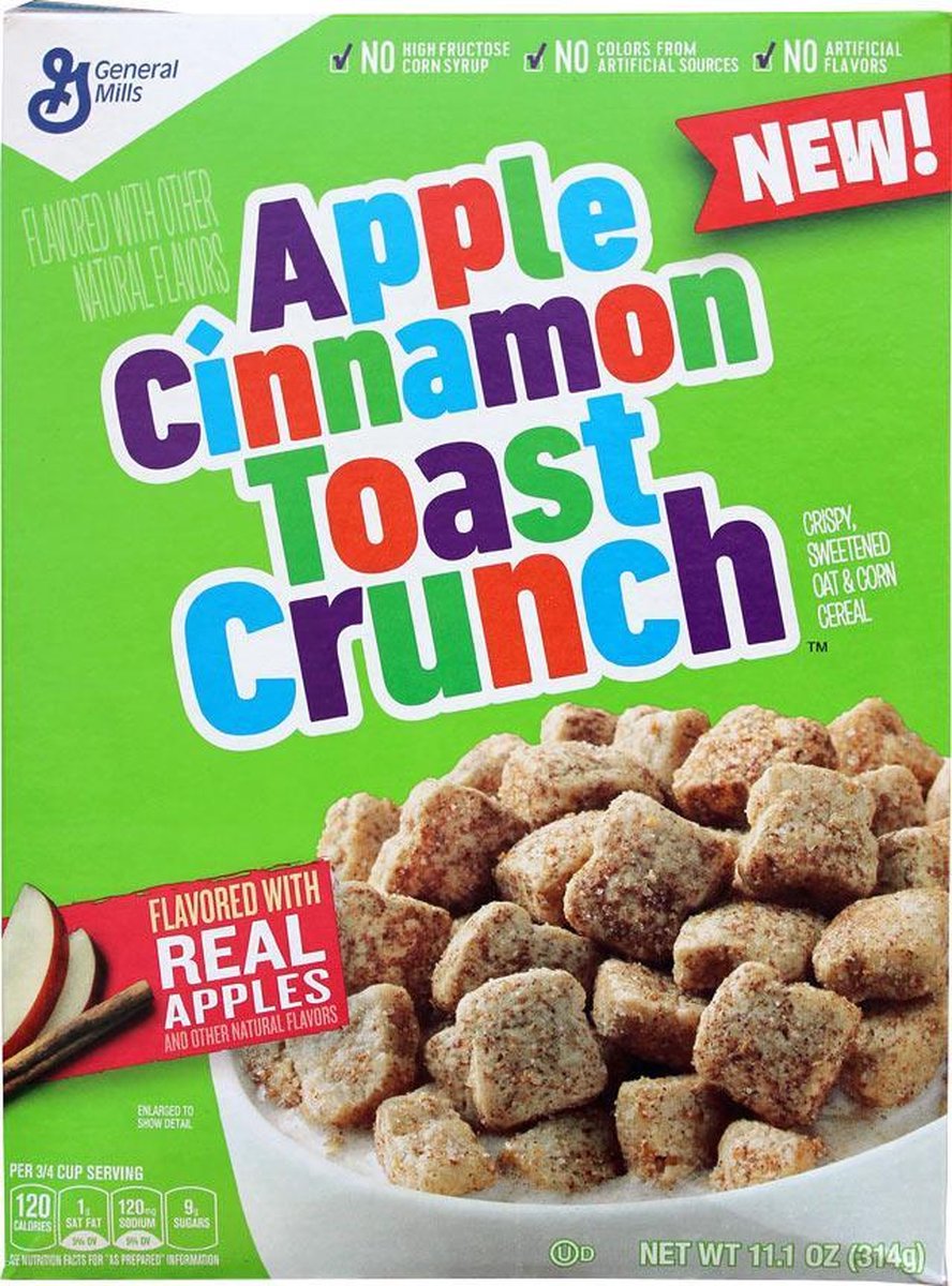 General Mills Apple Cinnamon Toast  Crunch 314gr