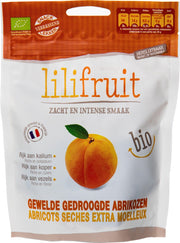 Gewelde abrikozen Lilifruit - Zak 150 gram - Biologisch