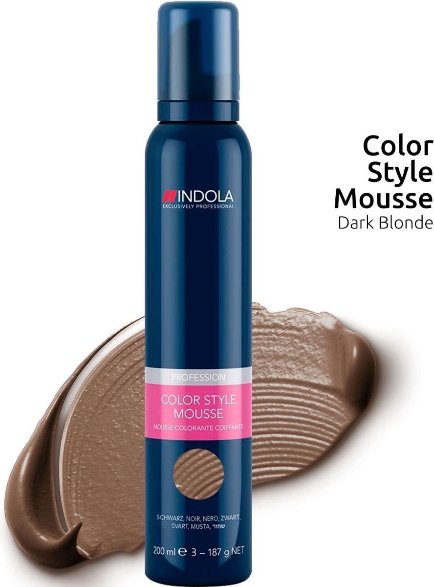 Indola - Color Style Mousse - Dark Blonde - 200 ml