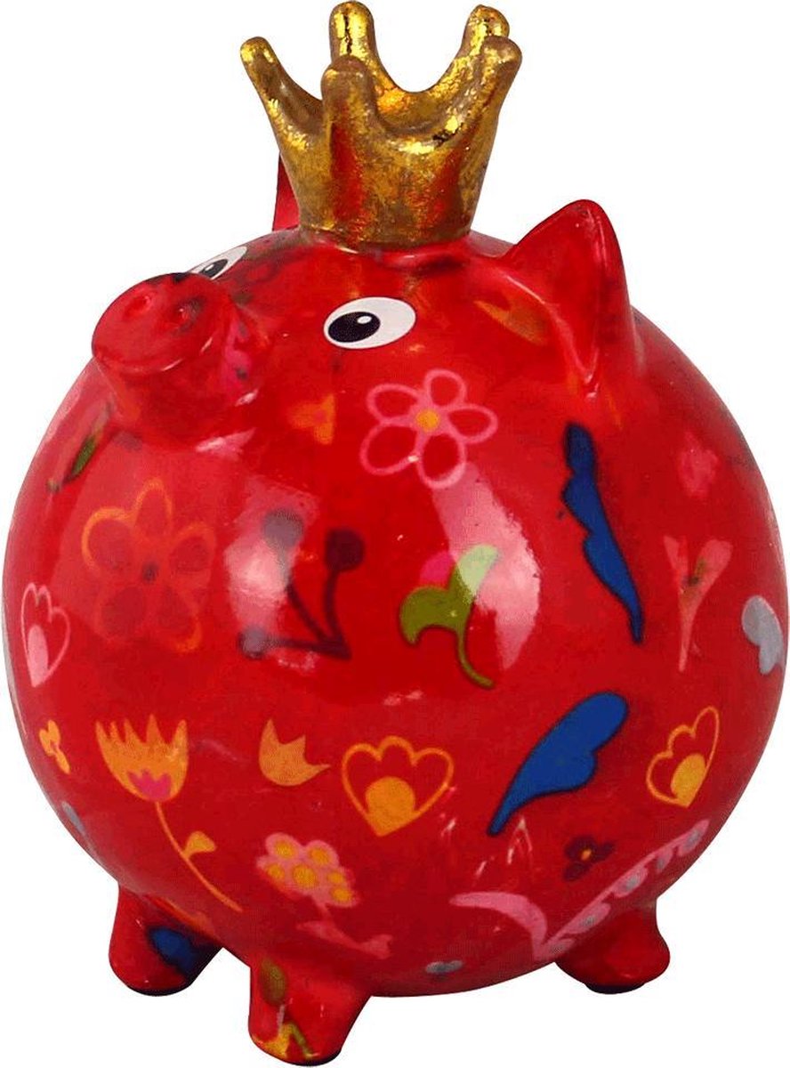 Pomme Pidou - Varken Betty - Rood met Bloemen - Maat M