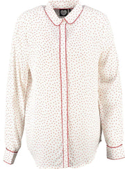 Catwalk junkie witte oversized blouse - valt ruim - Maat XS