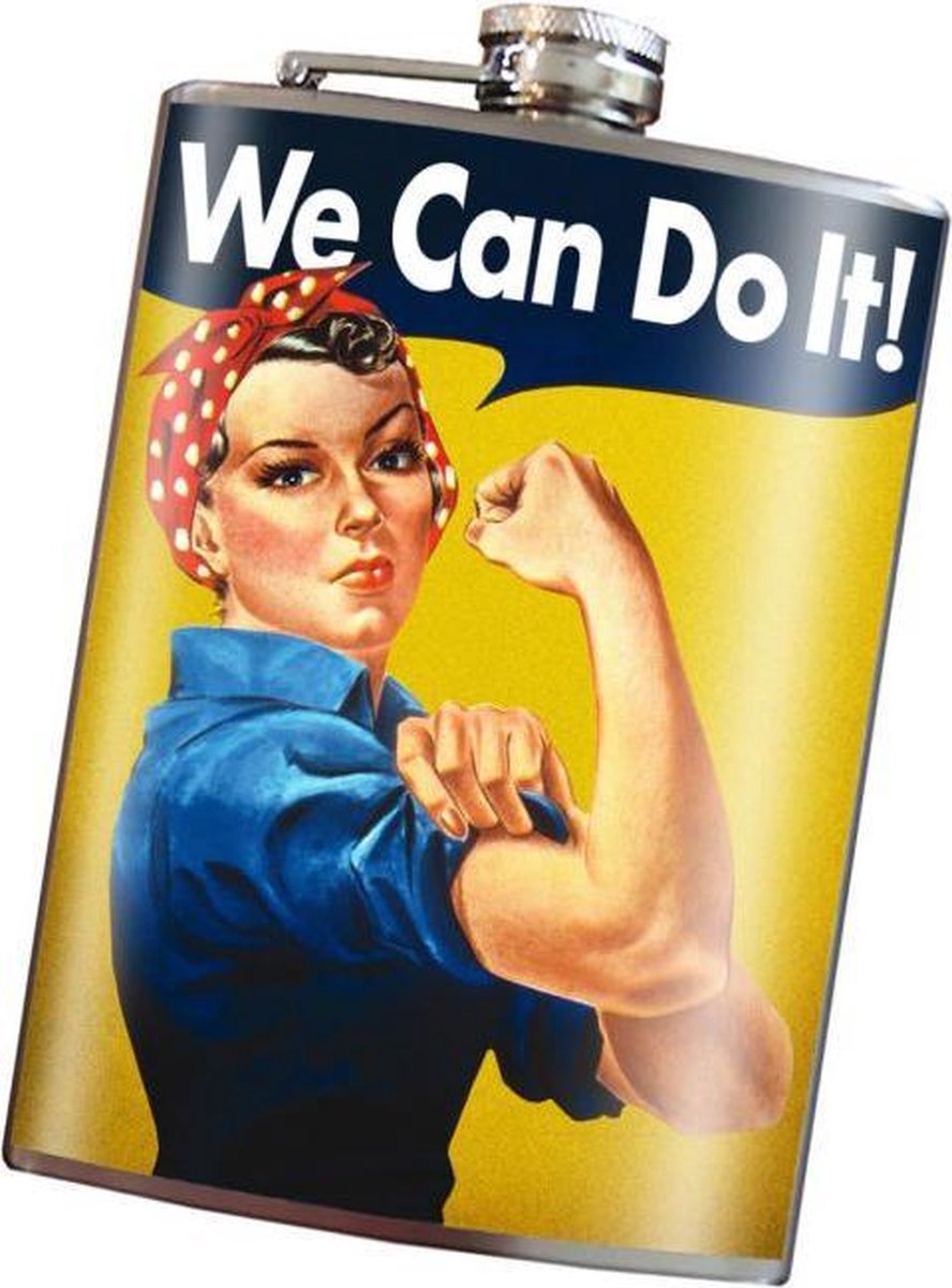 Heupfles - We Can Do It!
