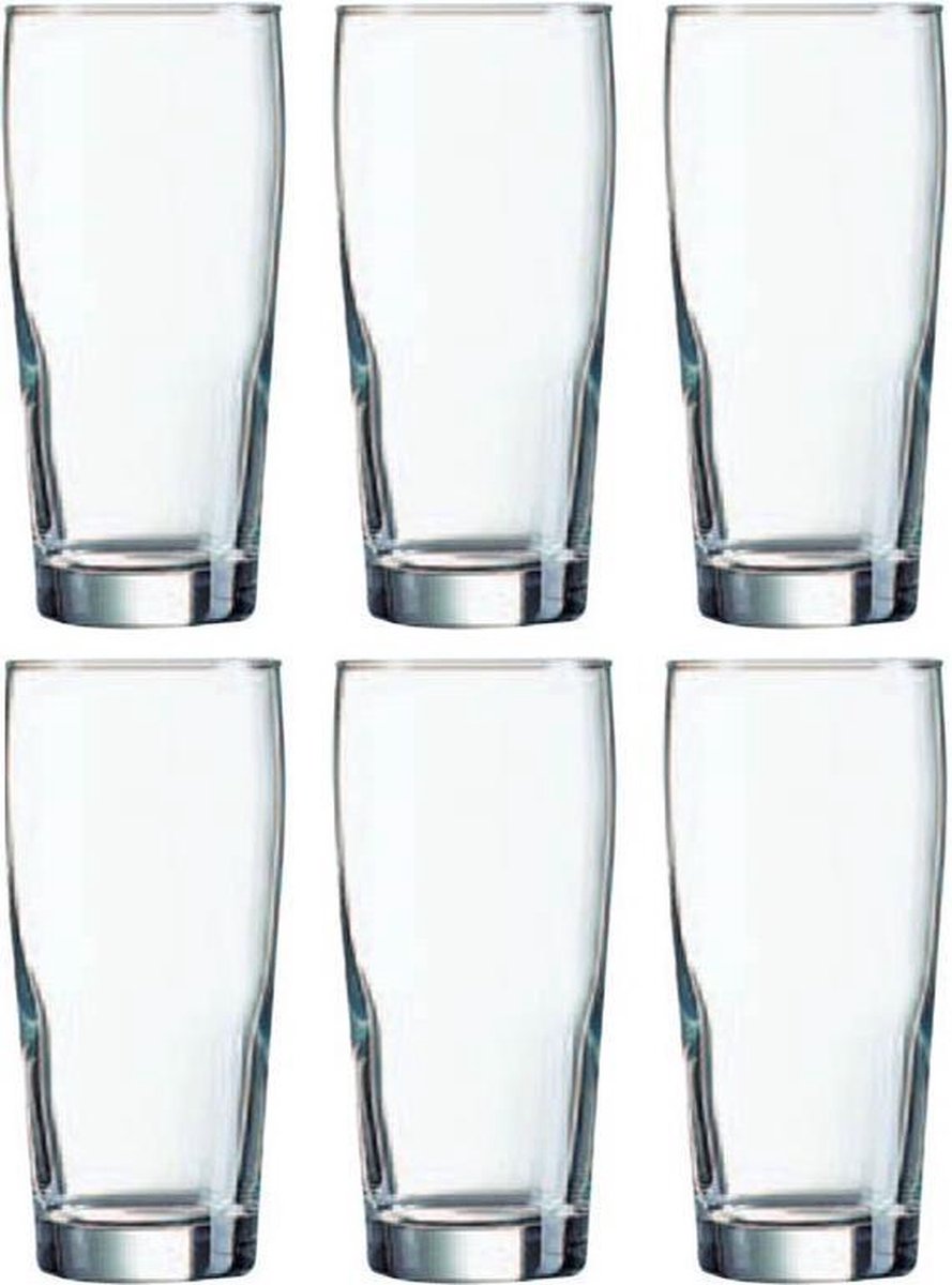 36x Stuks fluitjes bierglazen 330 ml - Bierglazen - Bierfluitjes - Glazen voor bier