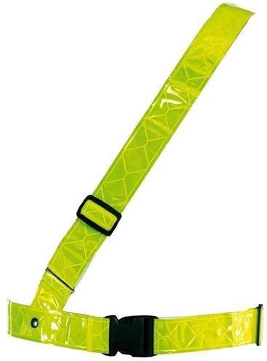 Wowow Reflecterende Band Schouder / Buik Geel
