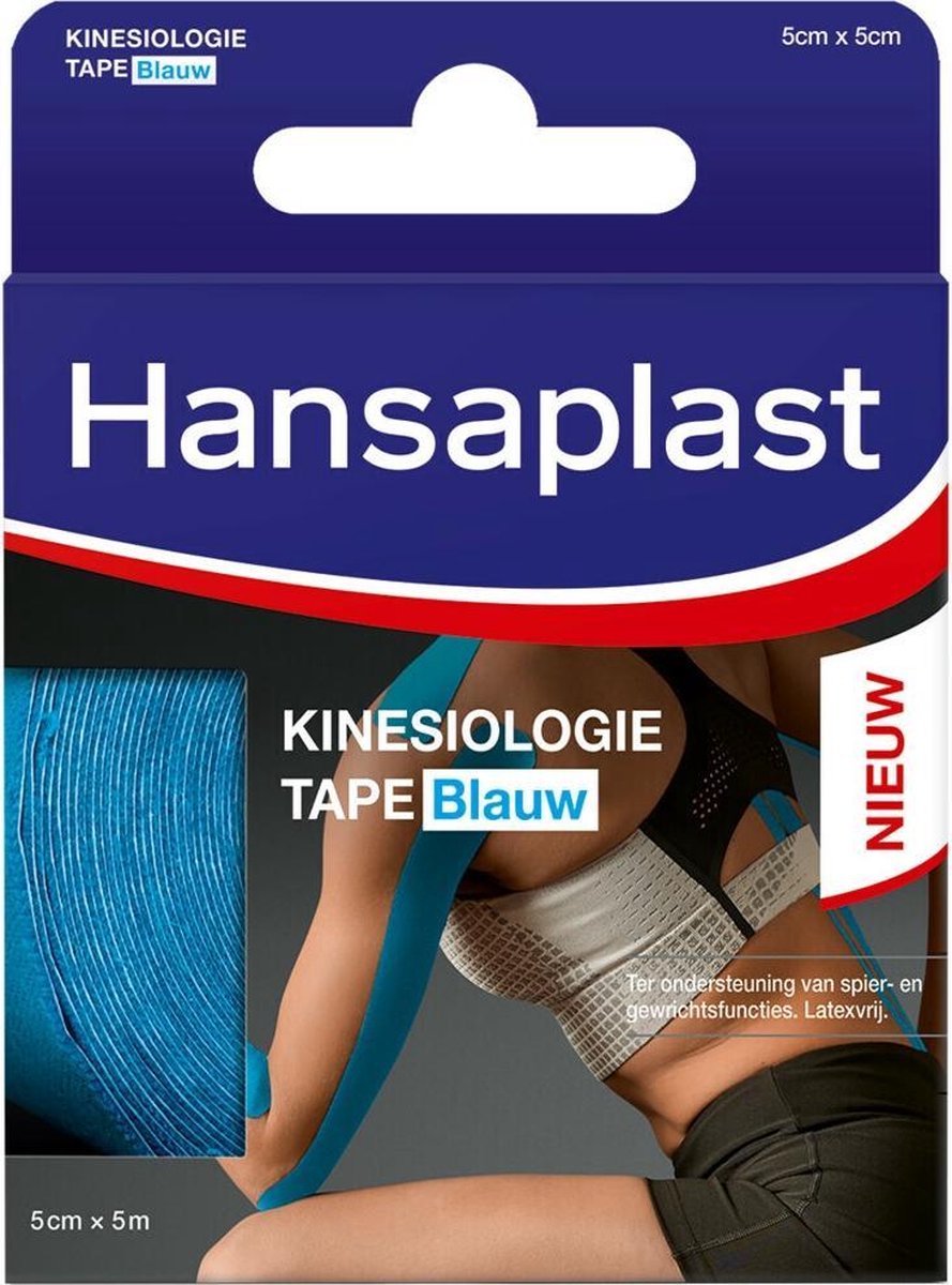 Hansaplast Kinesiologie Sporttape - Blauw - 1 Rol